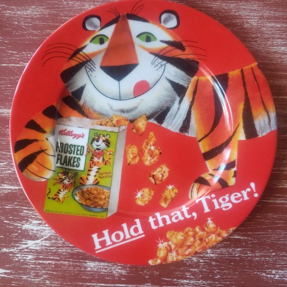 Kelloggs Retro Cereal Luncheon / Salad Plates - Set of 4 - Frosted Flakes - Tony - Picture 6 of 7
